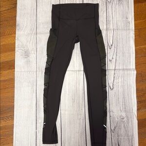 Black Mesh lululemon Leggings